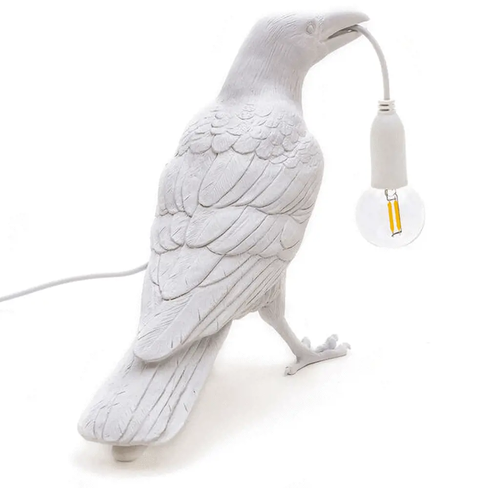 Seletti Bird Lamp White Waiting